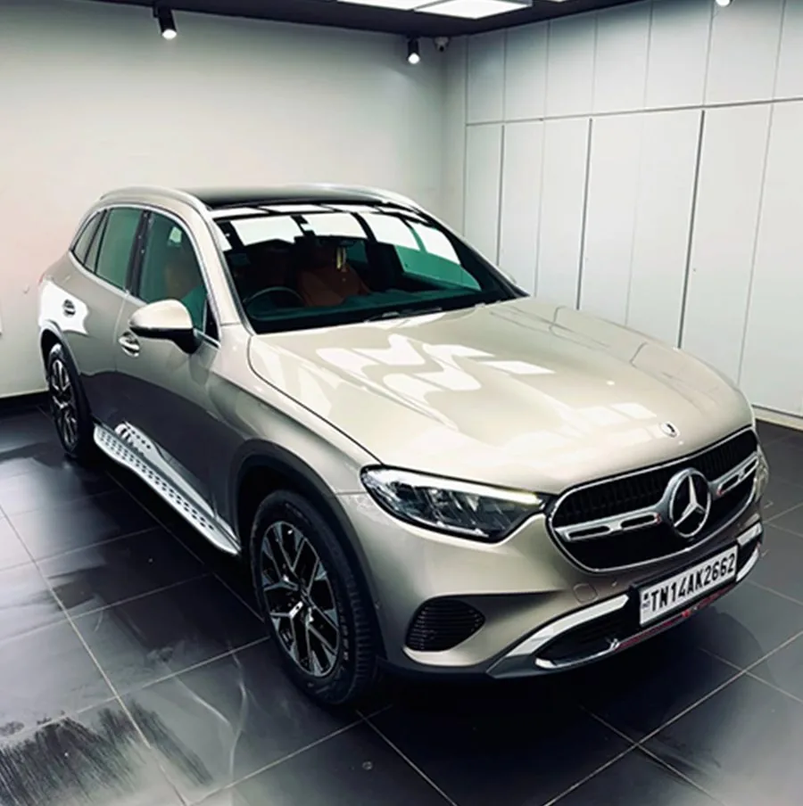 Mercedes-Benz GLC finished with paint protection film